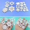 25-Piece Snowflake Metal Cutting Dies for Christmas – DIY Scrapbooking, Card Making, Paper Craft, and Embossing with Carbon Steel Die Set